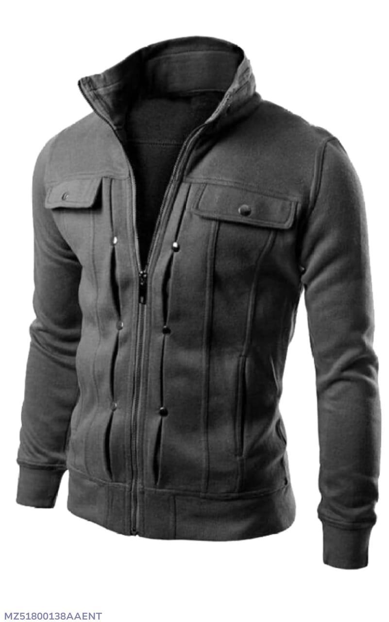 Maxican Style Jacket For Mens, Charcoal